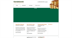 Desktop Screenshot of kandalowski.de