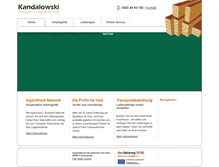 Tablet Screenshot of kandalowski.de